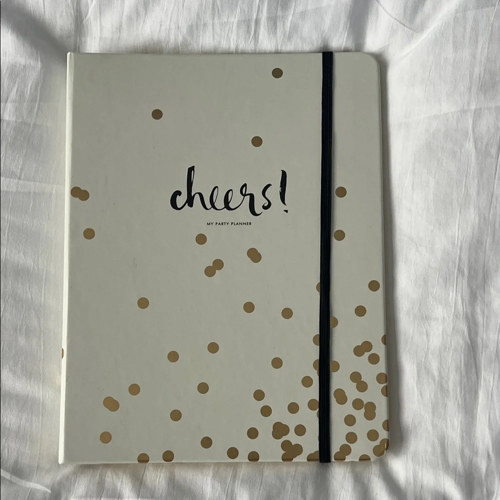 kate spade Cheers Planner with Gold Dots